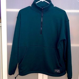 Fleece quarter zip sweater